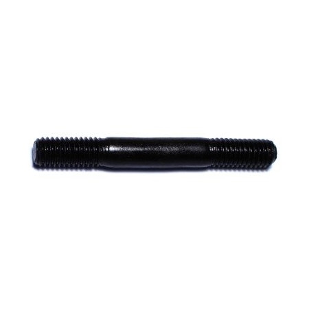 Midwest Fastener Double-End Threaded Stud, 8mm Thread to 62mm Thread, 62 mm, Steel, Plain, 5 PK 66451